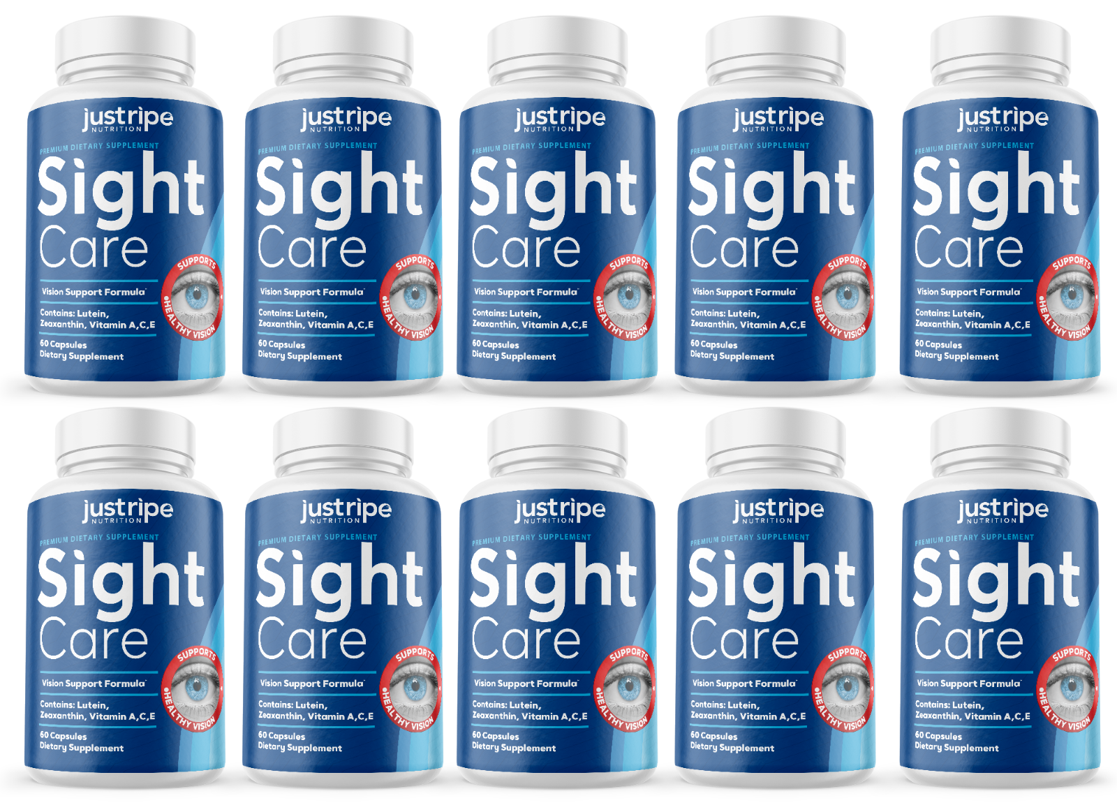 Sight Care Vision Supplement Pills,Supports Healthy Vision & Eyes, 10 Pack